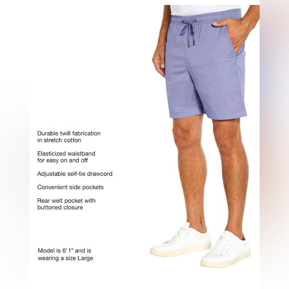 GAP Mens Shorts Relaxed Fit Drawstring - Picture 3 of 7